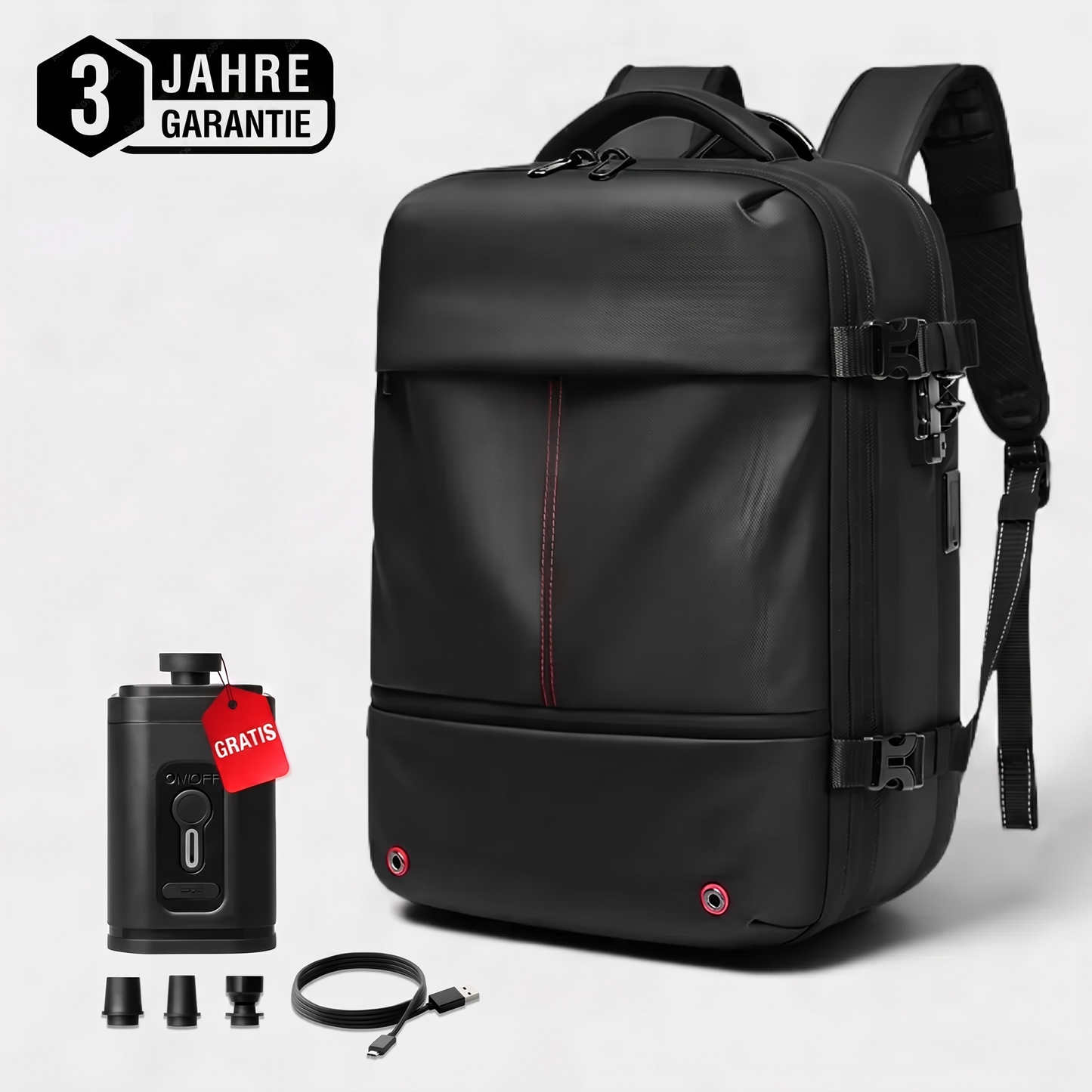Bis zu 50% mehr Platz mit dem PACKORO Rucksack